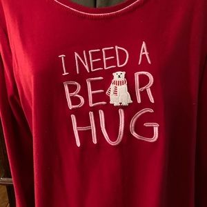 Red and Pink pajamas